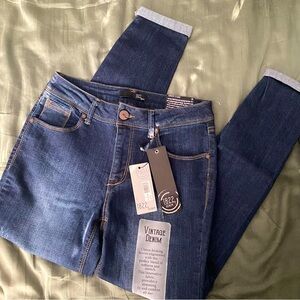 1822 Denim Ankle Skinny cuffed jeans